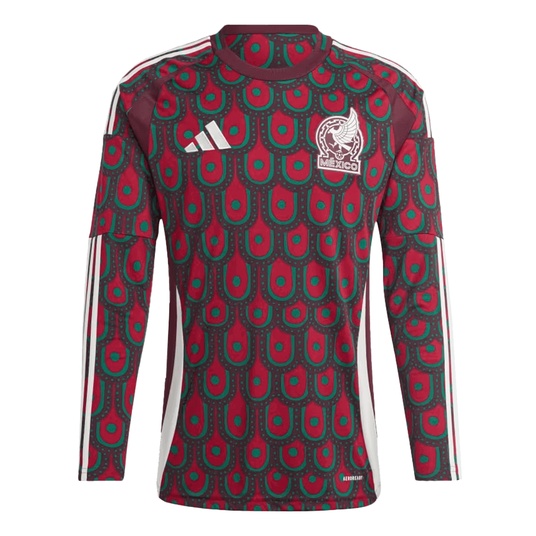 Mexique Domicile Maillot Manches Longues 2024