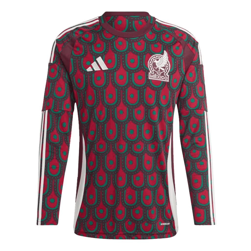 Mexique Domicile Maillot Manches Longues 2024 Grande Taille