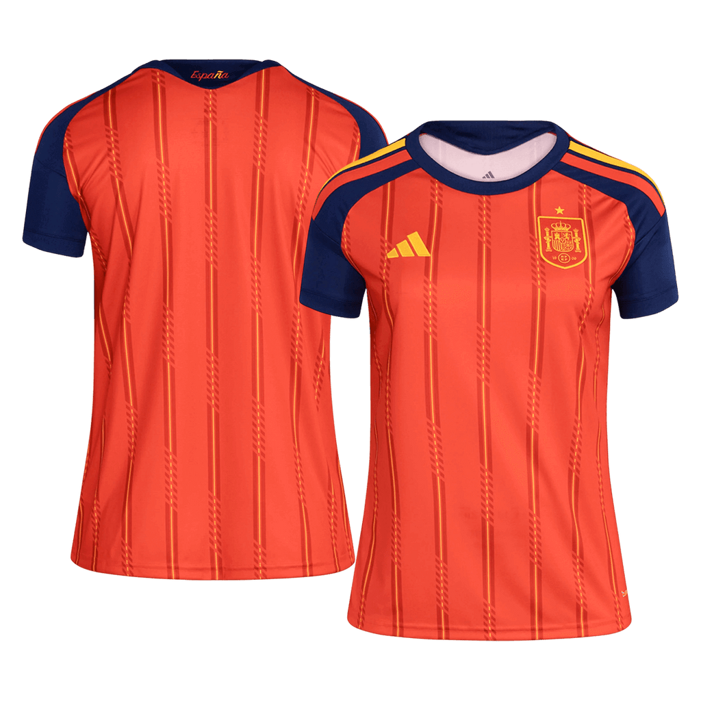 Femme Espagne Domicile Maillot - Coupe du Monde 2026 Rouge