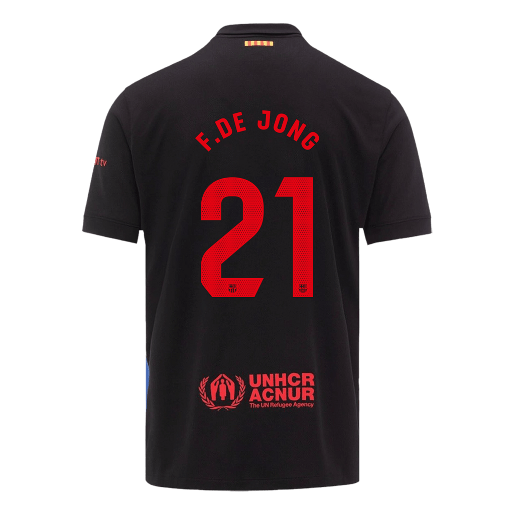 F.DE JONG #21 Barcelone Extérieur Maillot 2024/25