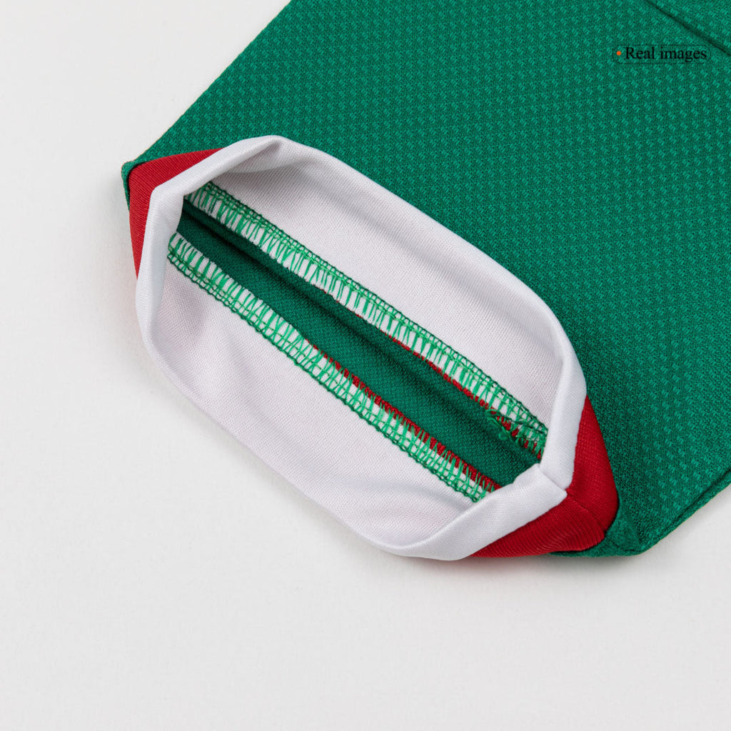Vente Flash Mexique Domicile Maillot Kit 2025/26 Enfant Vert