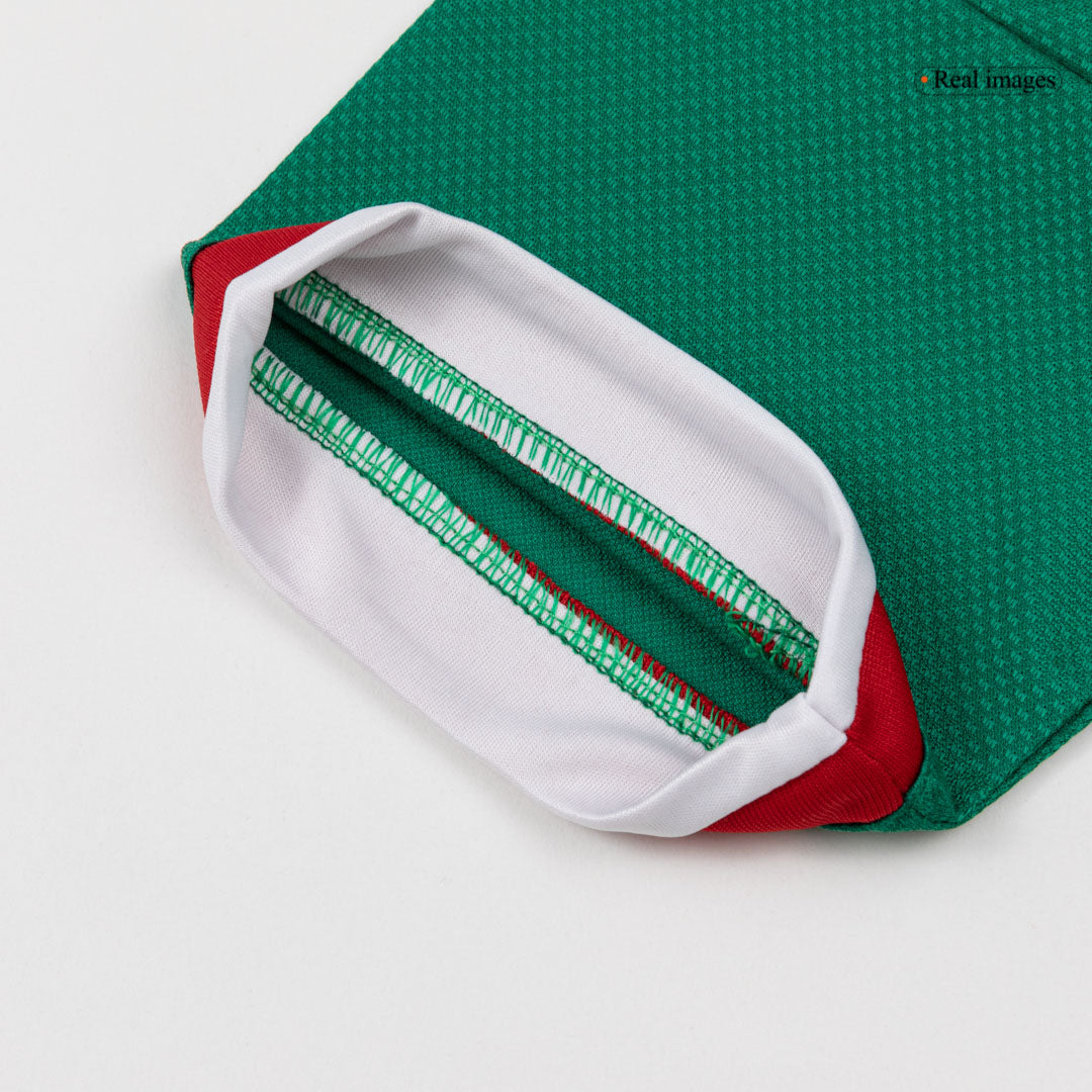 Vente Flash Mexique Domicile Maillot Kit 2025/26 Enfant Vert