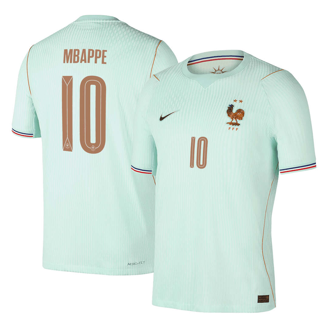 MBAPPE #10 France Extérieur Maillot - Coupe du Monde 2026 Vert Joueur