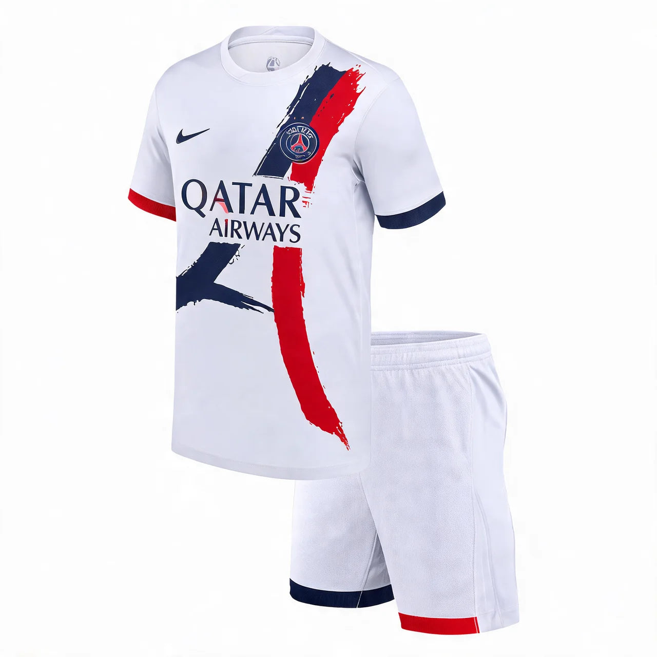 Extérieur Maillot Kit 2025/26 Enfant Blanc
